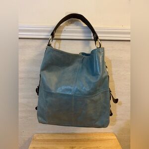 TANO Boogie Genuine Leather Bucket Hobo Shoulder Bag